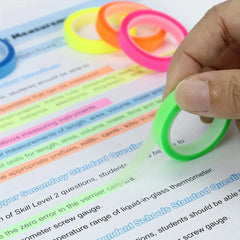 Fluorescent Sticky Notes Roll Tape Style & Correction Stickers