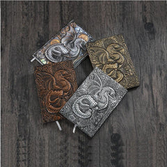 Embossed Elf Dragon Notebook - Vintage Style