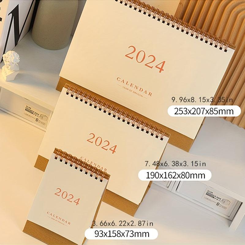 1pc Desk Calendar Stand Up Flip Calendar