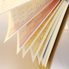 1pc Desk Calendar Stand Up Flip Calendar