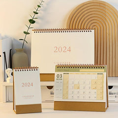 1pc Desk Calendar Stand Up Flip Calendar