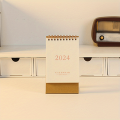 1pc Desk Calendar Stand Up Flip Calendar