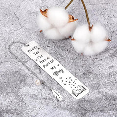 Metal Bookmark Set - Ideal Gift for Friends & Family on Birthdays & Christmas