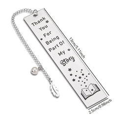 Metal Bookmark Set - Ideal Gift for Friends & Family on Birthdays & Christmas