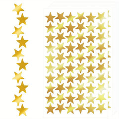 1200pcs Golden Star Stickers Holographic Foil Reward Sparkly Glitter Stickers
