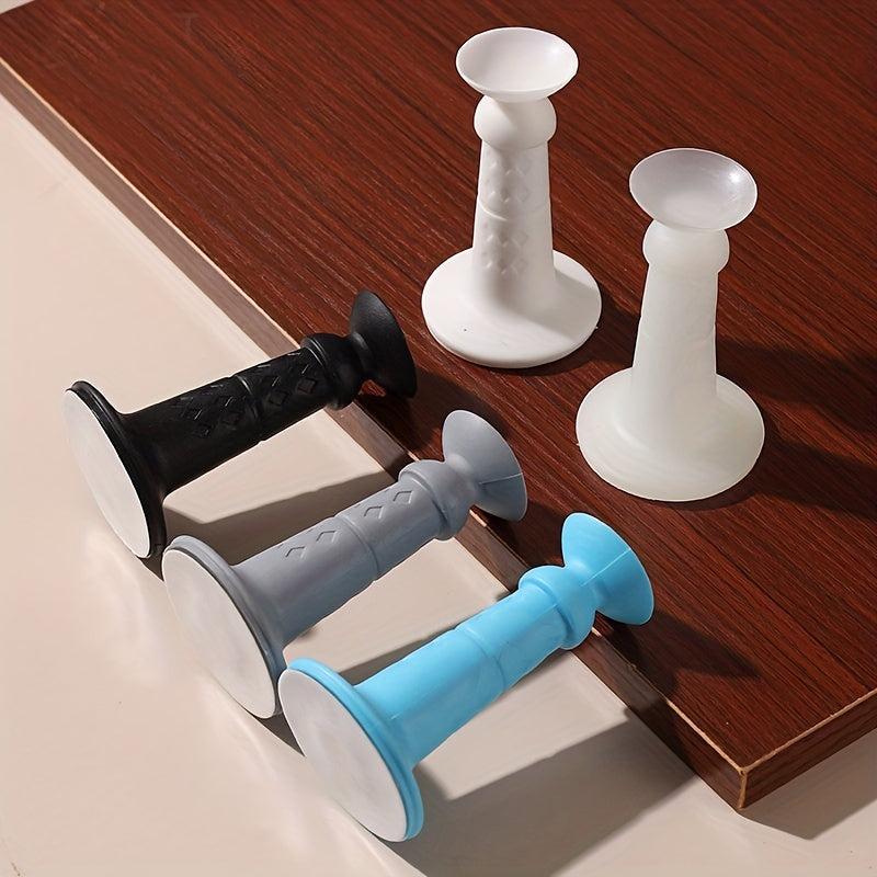 Silicone Door Stopper Wall Suction Anti-collision Pad No Punching Required