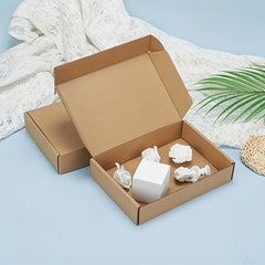 Corrugated Cardboard Mailer Box with Lids for Mailing & Gifting - 10/20pcs
