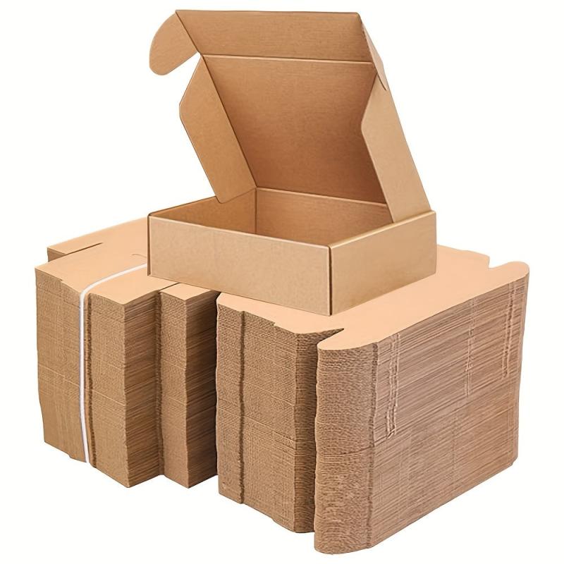 Corrugated Cardboard Mailer Box with Lids for Mailing & Gifting - 10/20pcs