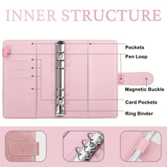 Budget Binder with Zipper Envelopes & Expense Sheets