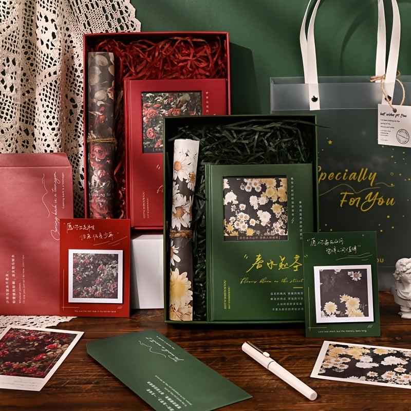 Retro Art & Literature Handwritten Notebook - Great Gift Idea!