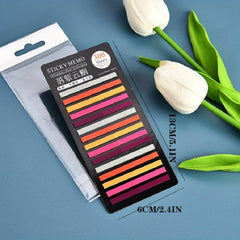 300 Sheets Transparent Highlighter Tape Sticky Tabs Short Strips Page Markers