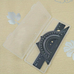 4pcs Laser Engraved Aluminum Special Ruler for Students