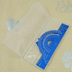 4pcs Laser Engraved Aluminum Special Ruler for Students