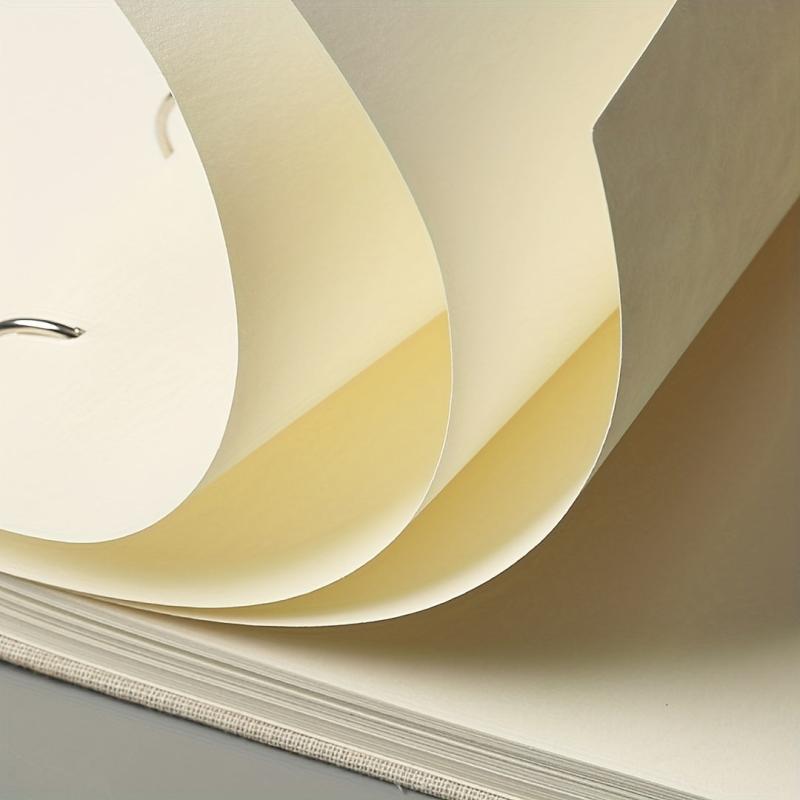 Ring bound Drawing Book Linen Cover 8K16K32K Sketchbook 160g Thick Paper