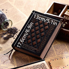 Gospel European American Relief Leather Notebook 3D Retro Thick Sketch