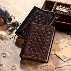 Gospel European American Relief Leather Notebook 3D Retro Thick Sketch