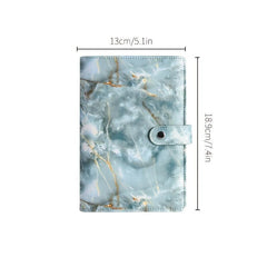 Marble Pattern Notebook Set with Budget Sheets and Stickers