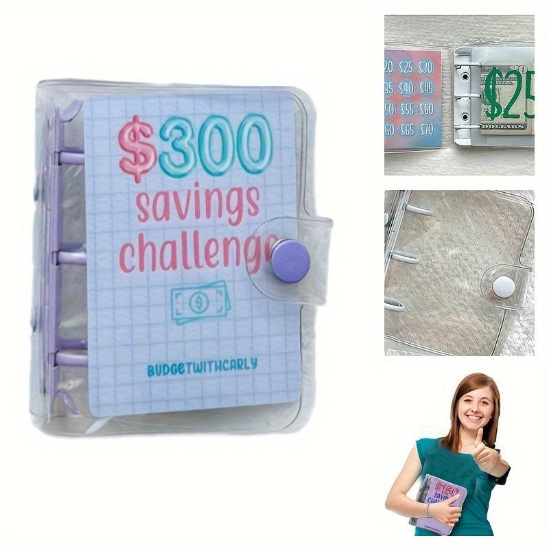 Mini Binder Saving Challenge Cash Envelope Wallet Budget Planner
