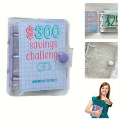 Mini Binder Saving Challenge Cash Envelope Wallet Budget Planner