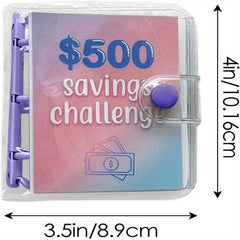Mini Binder Saving Challenge Cash Envelope Wallet Budget Planner