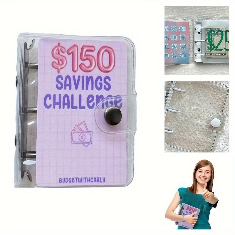 Mini Binder Saving Challenge Cash Envelope Wallet Budget Planner