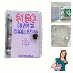 Mini Binder Saving Challenge Cash Envelope Wallet Budget Planner