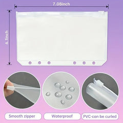 A6 Binder Notebook Budget Binder Zip Envelopes Expense Sheets