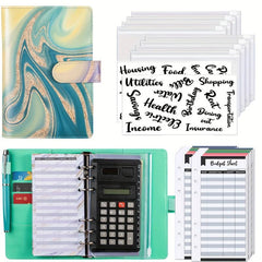 A6 Binder Notebook Budget Binder Zip Envelopes Expense Sheets