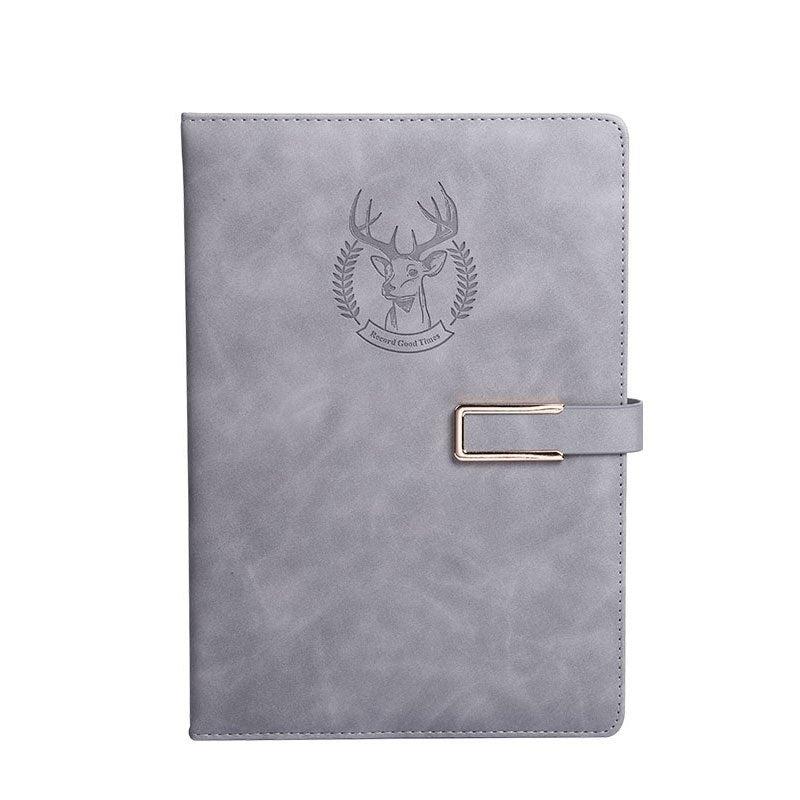 1pc 180 Sheets Leather Notebook B5 College Students Business Journal Diary