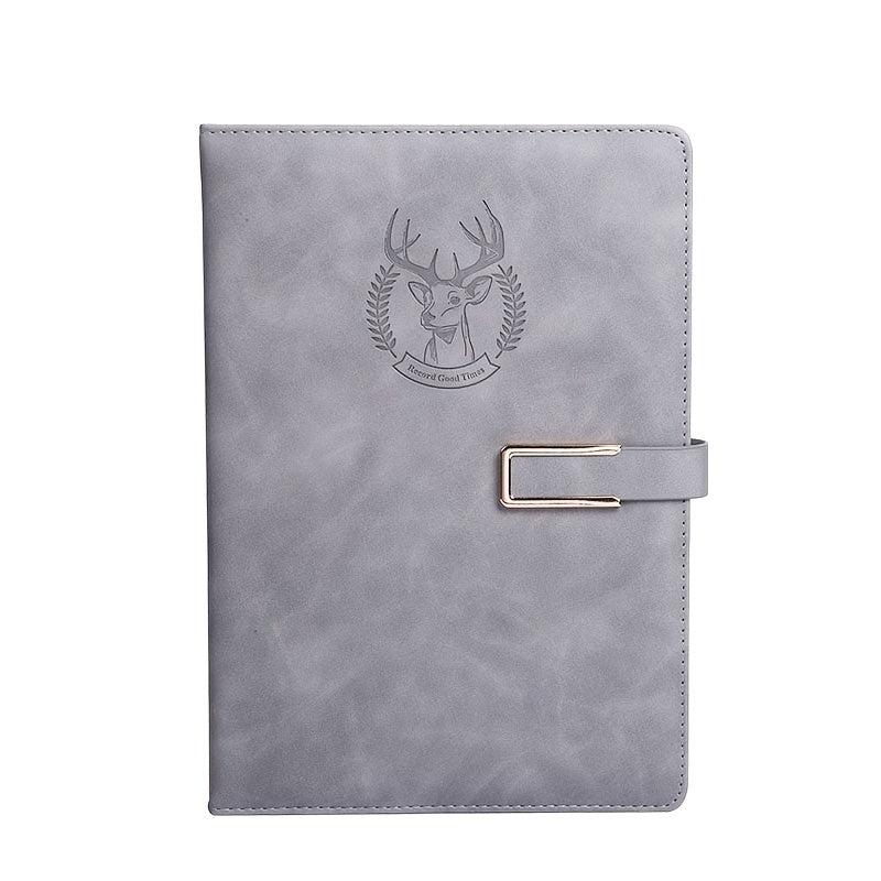1pc 180 Sheets Leather Notebook B5 College Students Business Journal Diary