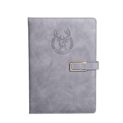 1pc 180 Sheets Leather Notebook B5 College Students Business Journal Diary