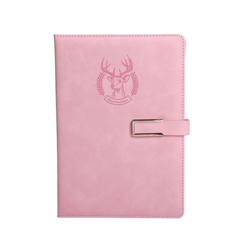 1pc 180 Sheets Leather Notebook B5 College Students Business Journal Diary