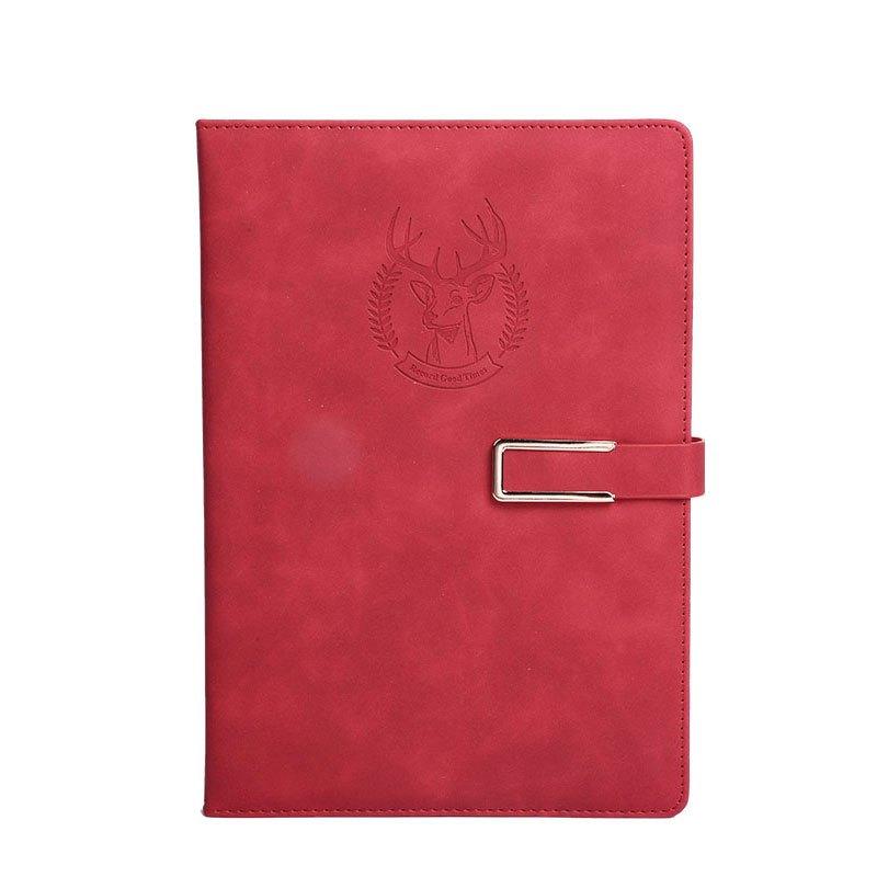 1pc 180 Sheets Leather Notebook B5 College Students Business Journal Diary