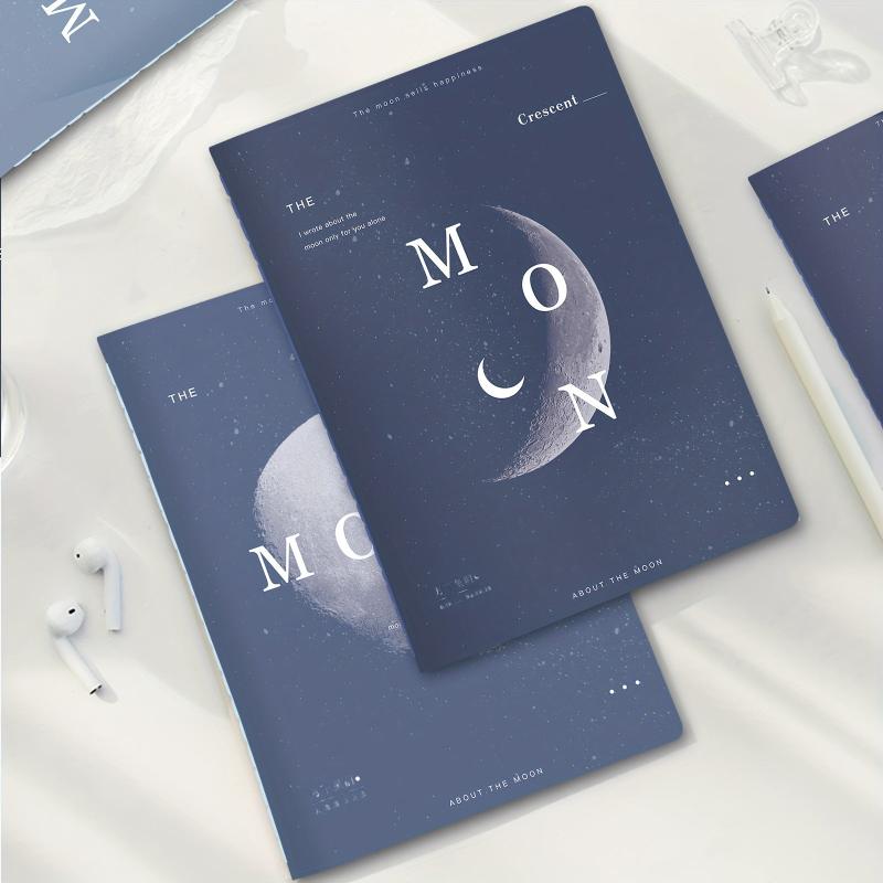 4pcs B5 Student Notebook Moon Planet 72p