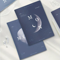 4pcs B5 Student Notebook Moon Planet 72p
