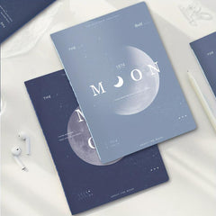 4pcs B5 Student Notebook Moon Planet 72p