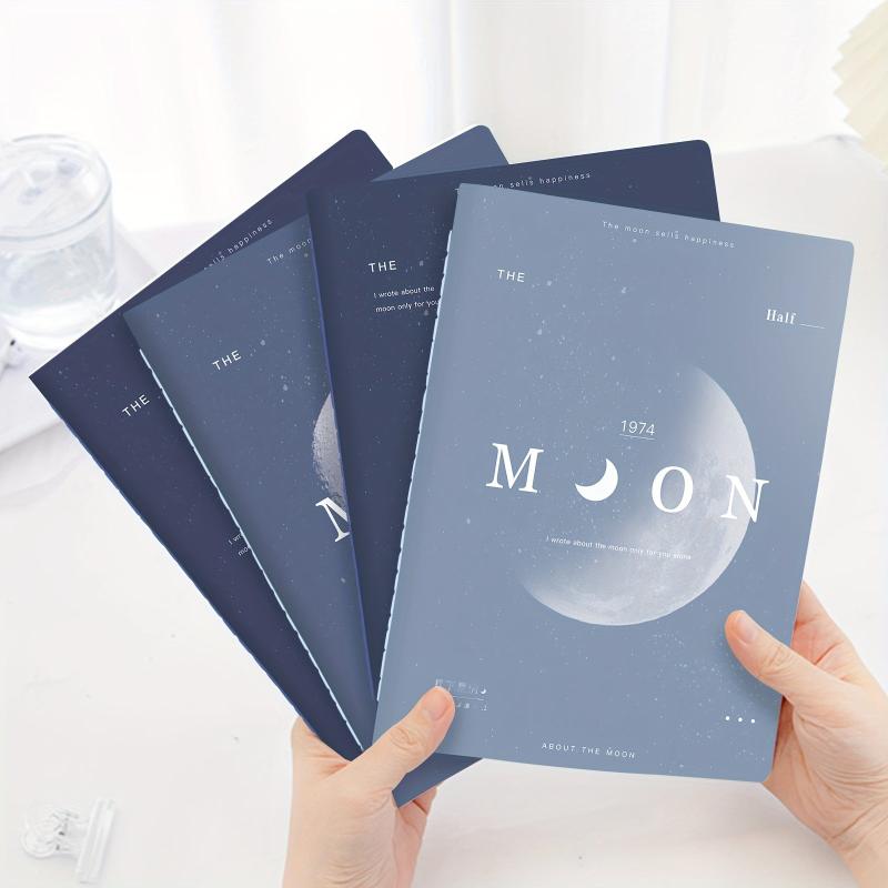 4pcs B5 Student Notebook Moon Planet 72p