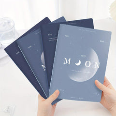 4pcs B5 Student Notebook Moon Planet 72p