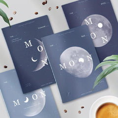 4pcs B5 Student Notebook Moon Planet 72p