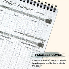 Undated Budget Planner Notepad Tracker Finance Journal A5