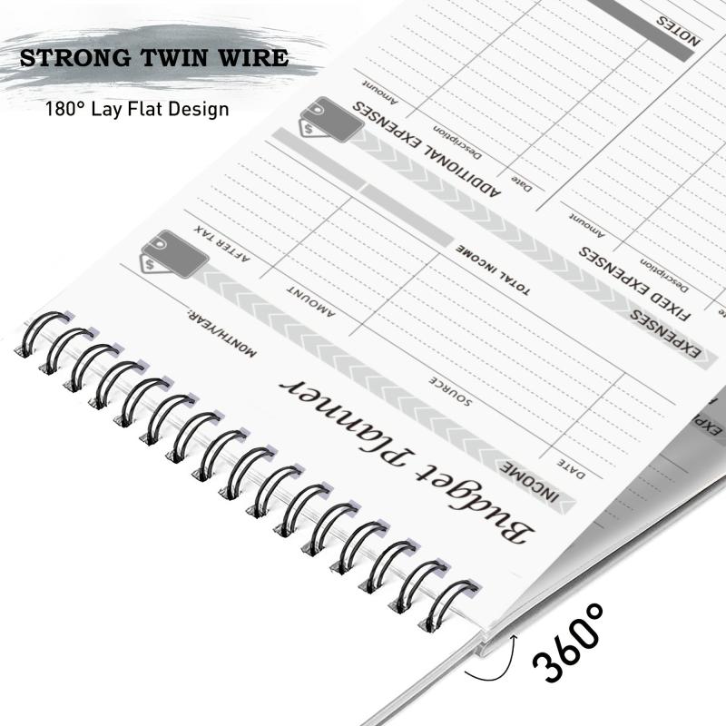 Undated Budget Planner Notepad Tracker Finance Journal A5