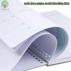 Trees 1pc Monthly Planner Notebook 22 86 17 78 Cm 56 Sheets