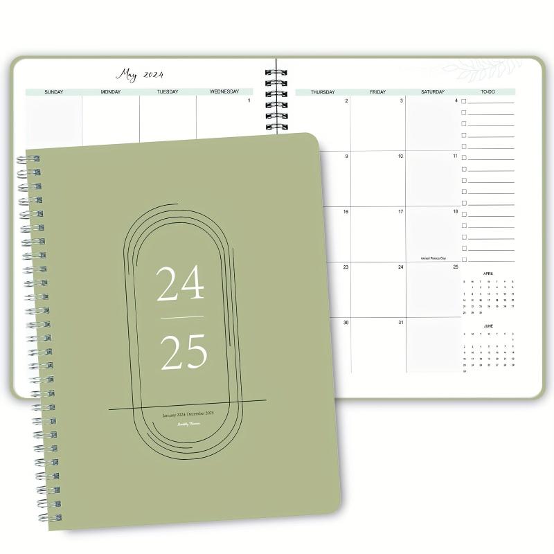 Trees 1pc Monthly Planner Notebook 22 86 17 78 Cm 56 Sheets