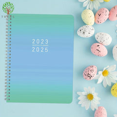 Trees 1pc Monthly Planner Notebook 22 86 17 78 Cm 56 Sheets