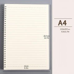Thickened A5/B5/A4 Horizontal Line Notebook