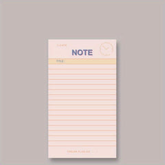 Tearable Non sticky Note Paper 50 Sheets Per Book