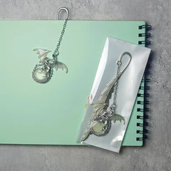Magical Noctilucent Dragon Bookmark for Enchanting Reading