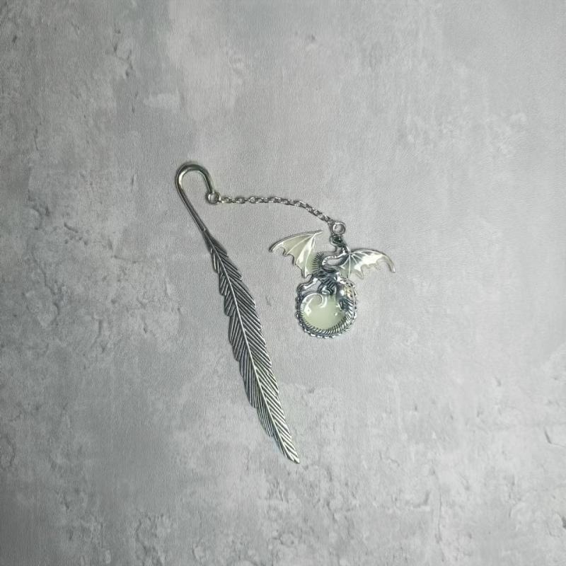 Magical Noctilucent Dragon Bookmark for Enchanting Reading