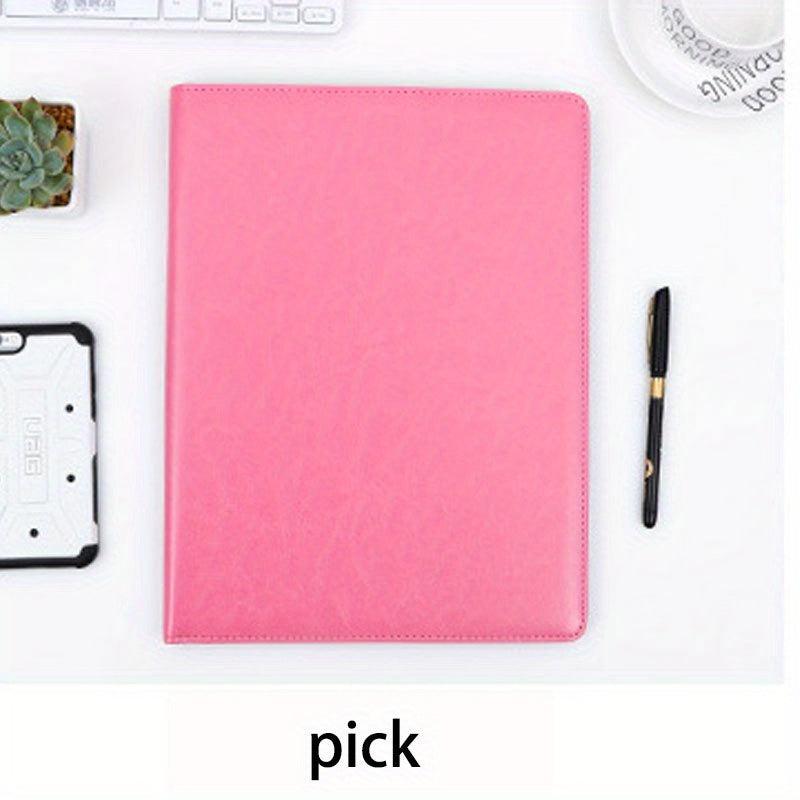 A4 File Folder Data Storage Book Business Manager Folder with Calculator