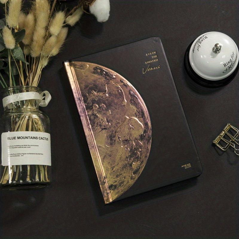 3D Embossed Moon Notebook Creative Diary Book